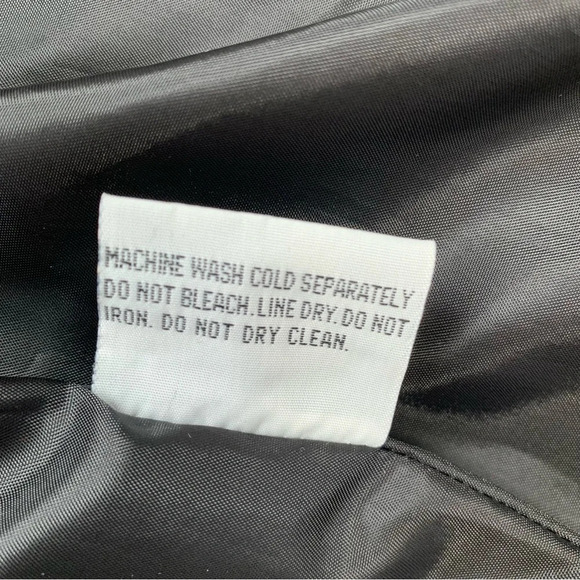 John Henry Black Bomber Jacket Men XL Soft Shell  Full Zip Pockets Classic Work - Picture 13 of 13